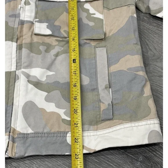 NWT Zadig & Voltaire Women's Kavy Camou Jacket camouflage Military Jacket Size L - Picture 16 of 16